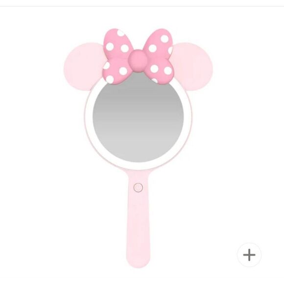Impressions  X Disney Minnie Mouse Bowtiful Handheld Makeup Mirror - Picture 2 of 12